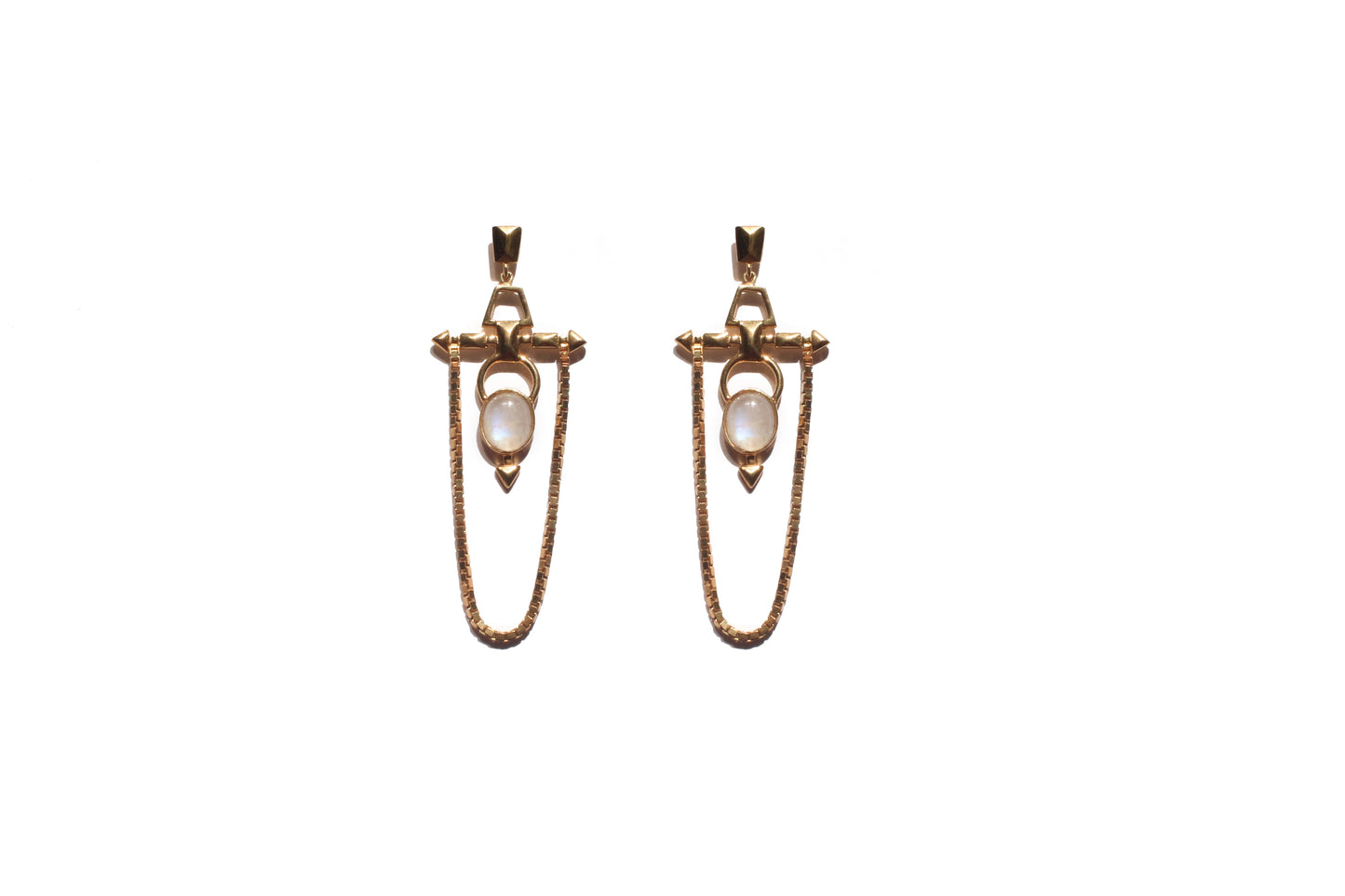 ALLE Moonstone Estelar Earrings by Mani Maalai - ALLE Handbags