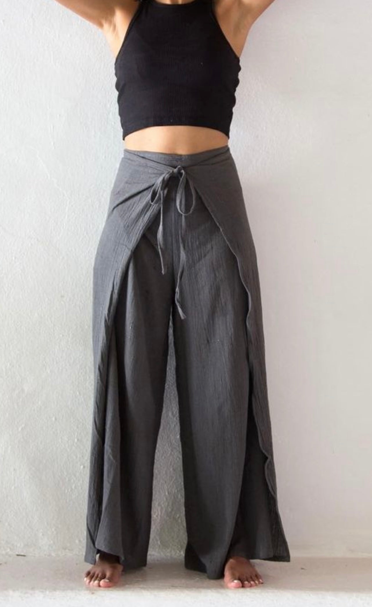 Unisex Handmade Beach Pants DHARA Organic Cotton, more colors - ALLE Handbags