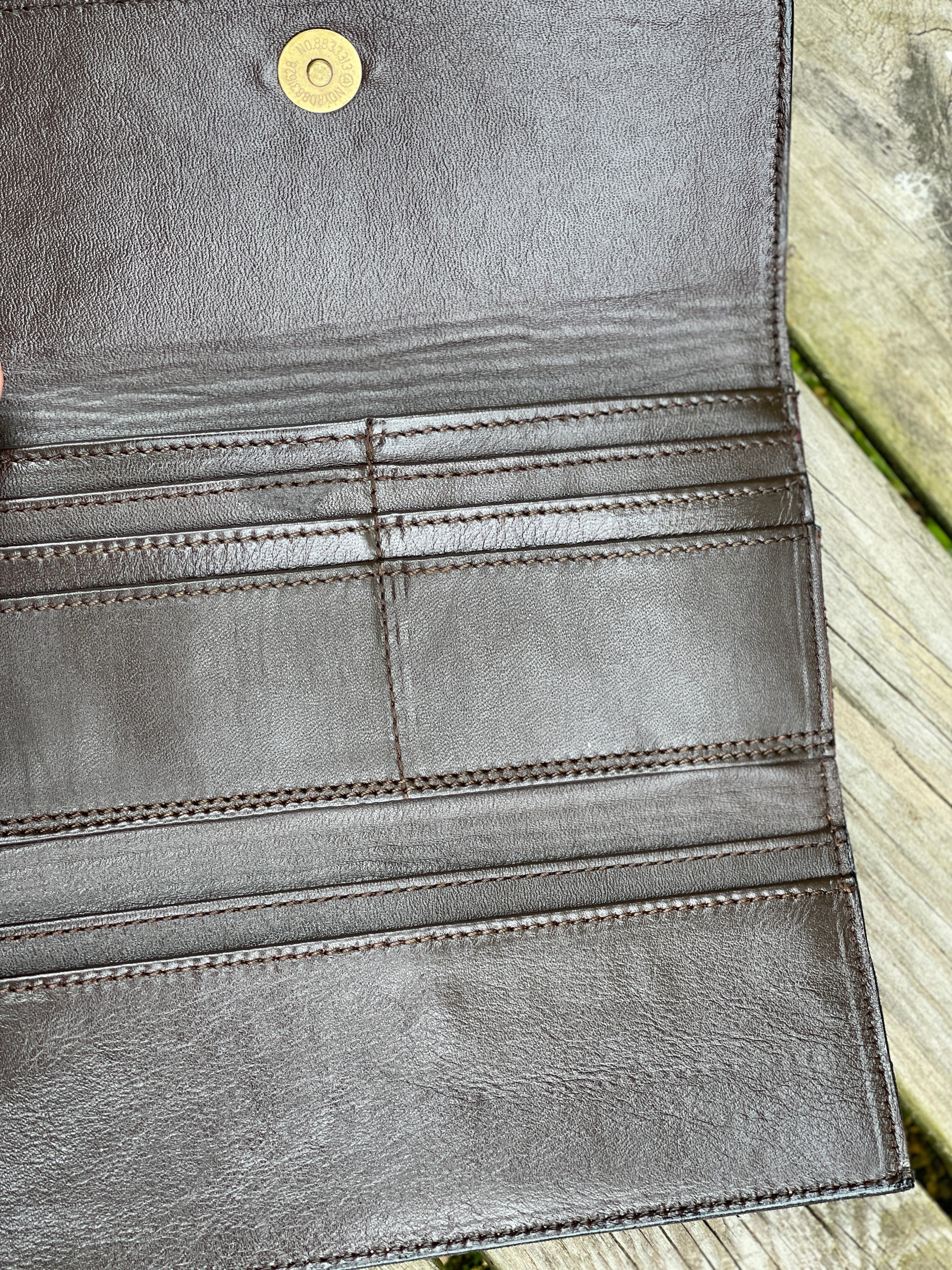 Hand Tooled Leather Wallet, "WALLET" by ALLE - ALLE Handbags