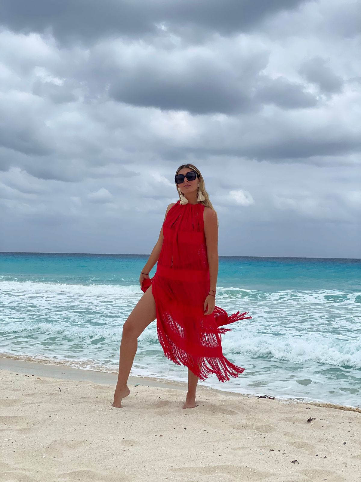 ALLE BOHO "LULA", Swim Cover-up & Beachwear Maxi Dress - ALLE Handbags