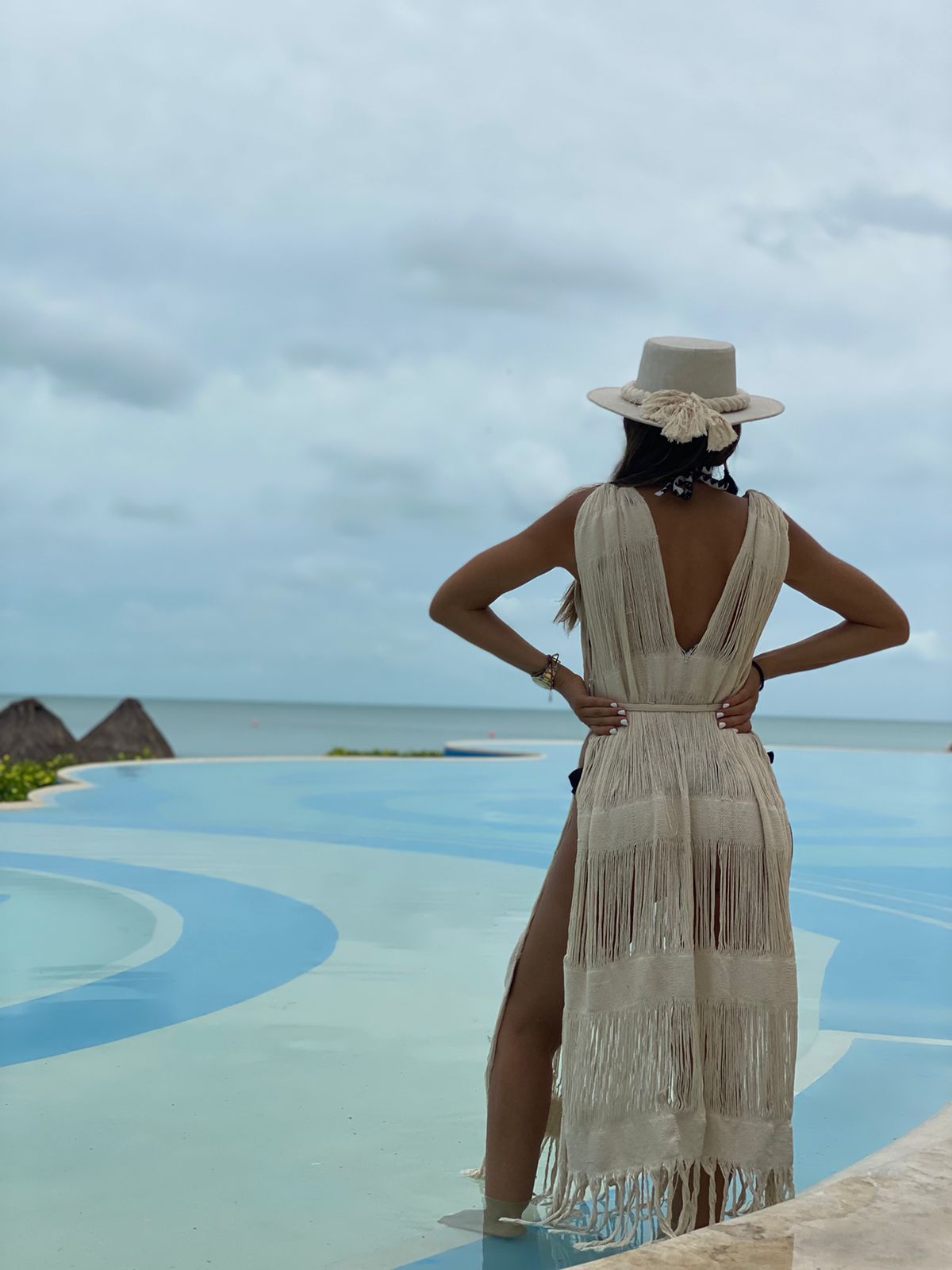 ALLE BOHO "CABO", Swim Cover-up & Beachwear Midi Dress - ALLE Handbags