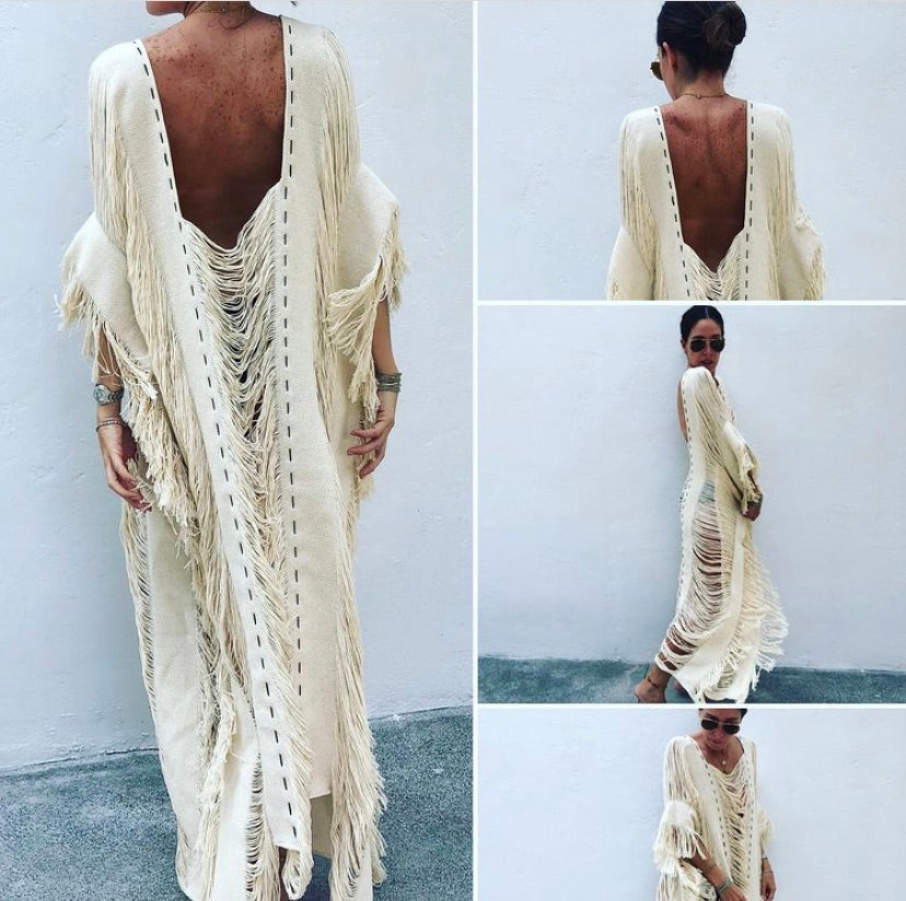 ALLE BOHO "BO", Beachwear Maxi-Midi Dress & Swim Cover up - ALLE Handbags