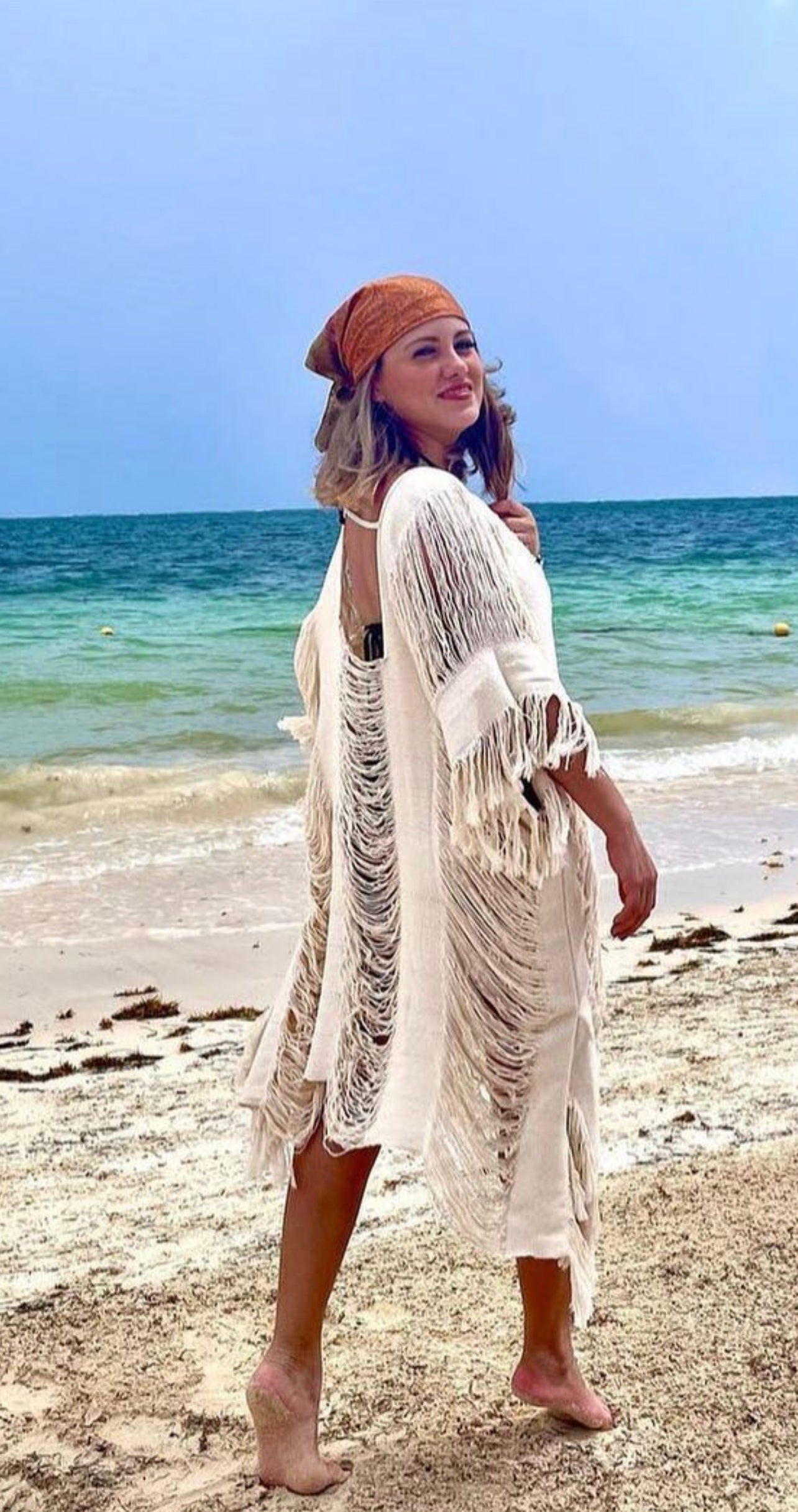 ALLE BOHO "LILY", Beachwear Mini Dress & Swim Cover-Up - ALLE Handbags