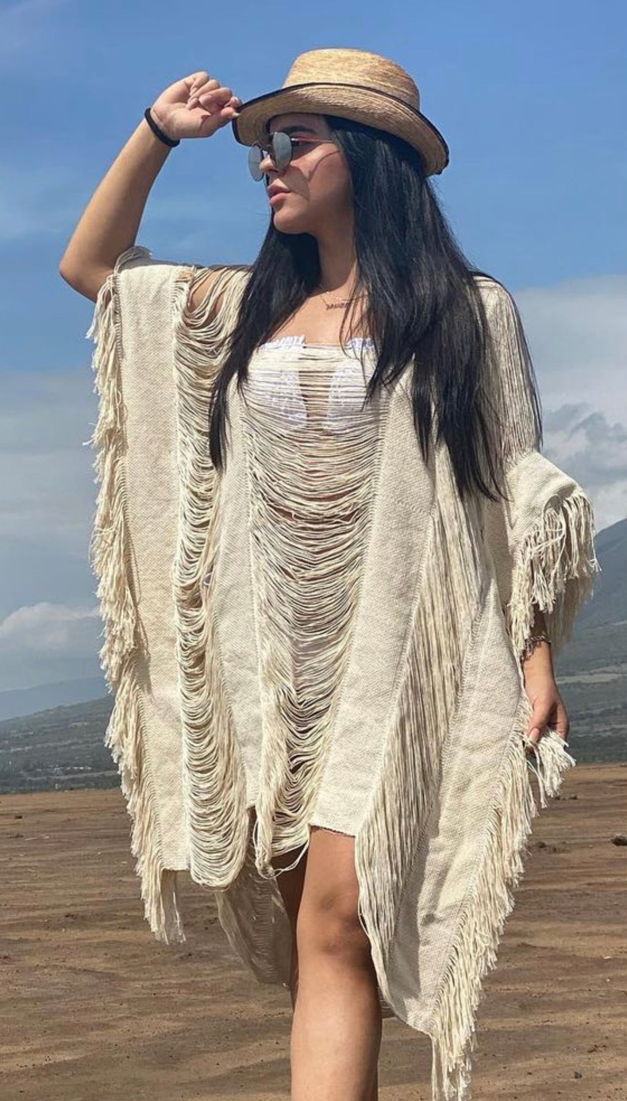 ALLE BOHO "LILY", Beachwear Mini Dress & Swim Cover-Up - ALLE Handbags