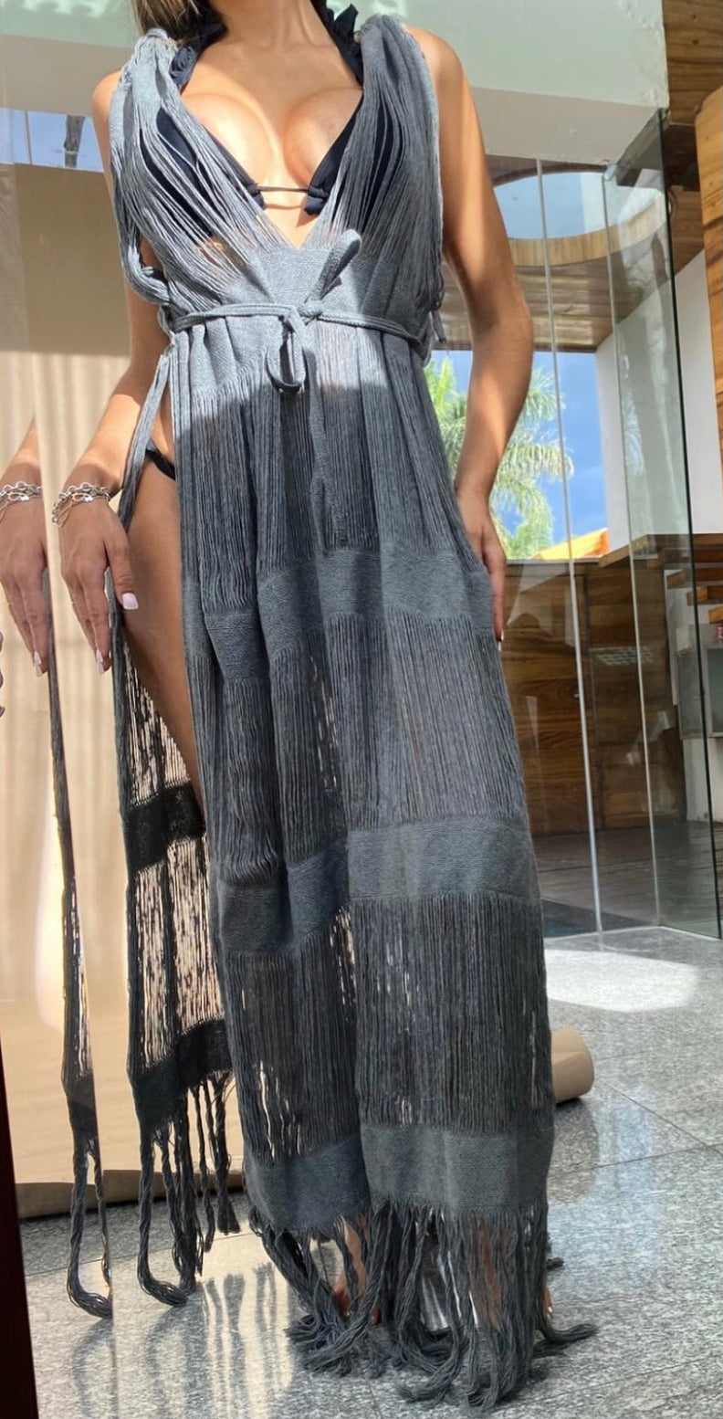 ALLE BOHO "CABO", Swim Cover-up & Beachwear Midi Dress - ALLE Handbags