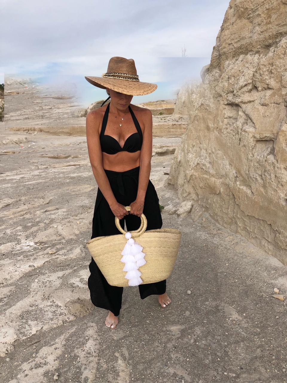 Unisex ALLE BOHO "DHARA", Wrap-around Beach Pants, Organic Clothing - ALLE Handbags