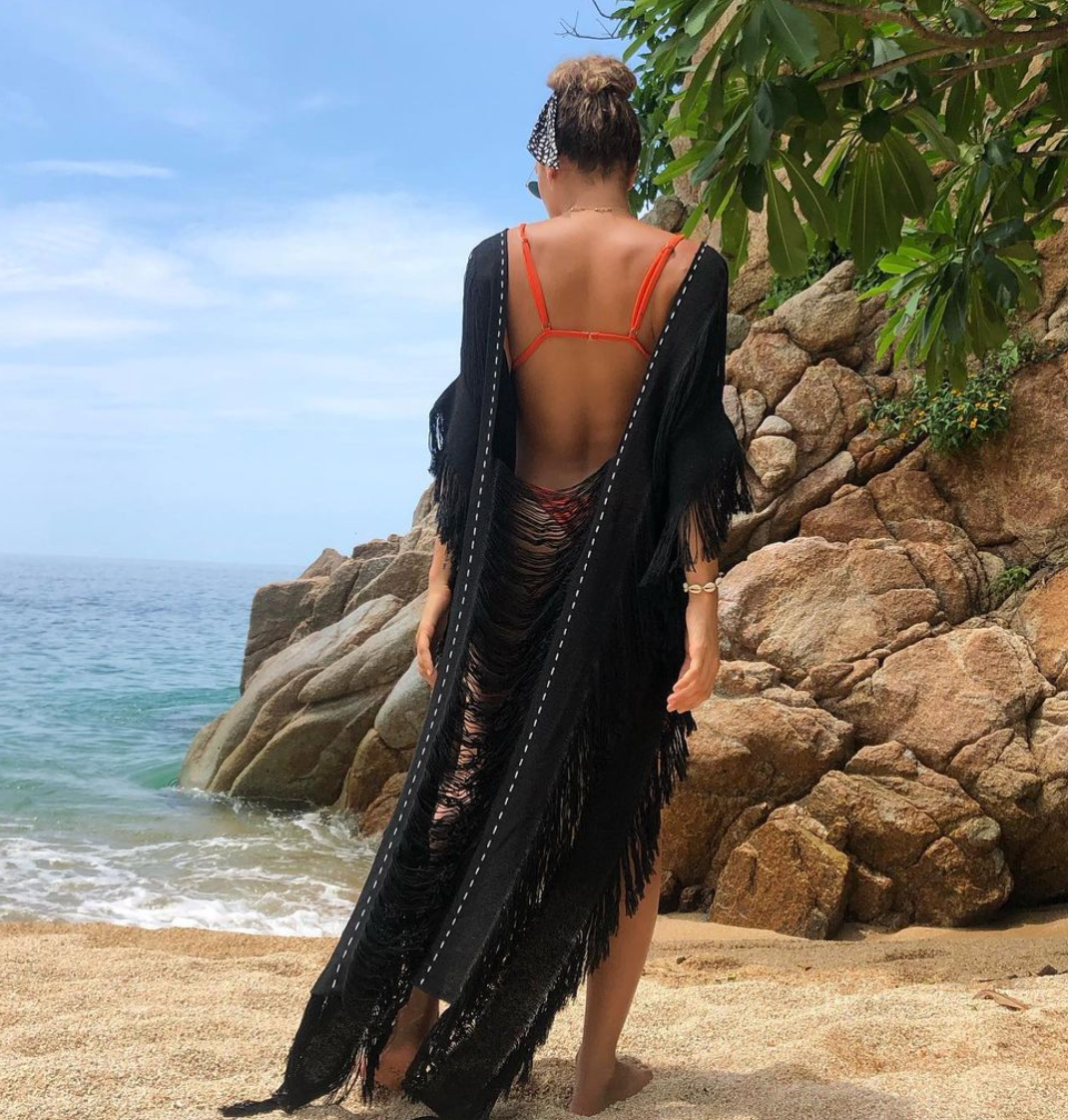 ALLE BOHO "BO", Beachwear Maxi-Midi Dress & Swim Cover up - ALLE Handbags