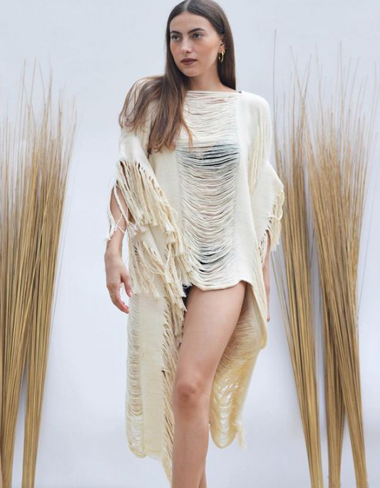ALLE BOHO "ARUBA", Beachwear Midi Dress, Bikini Cover-Up - ALLE Handbags