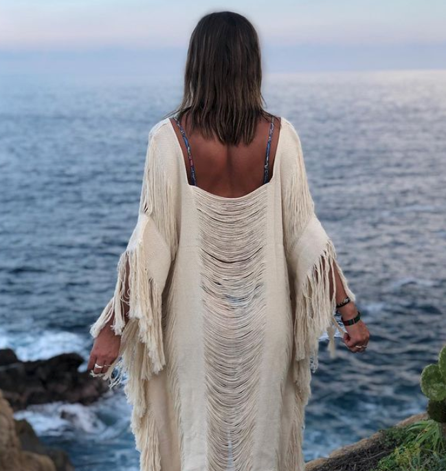 ALLE BOHO "CAPRI", Beachwear Swim Cover-Up, Maxi Dress - ALLE Handbags