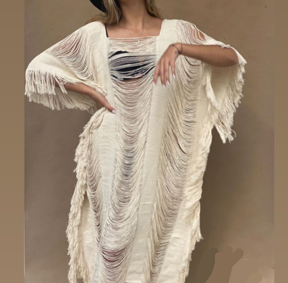 ALLE BOHO "CAPRI", Beachwear Swim Cover-Up, Maxi Dress - ALLE Handbags