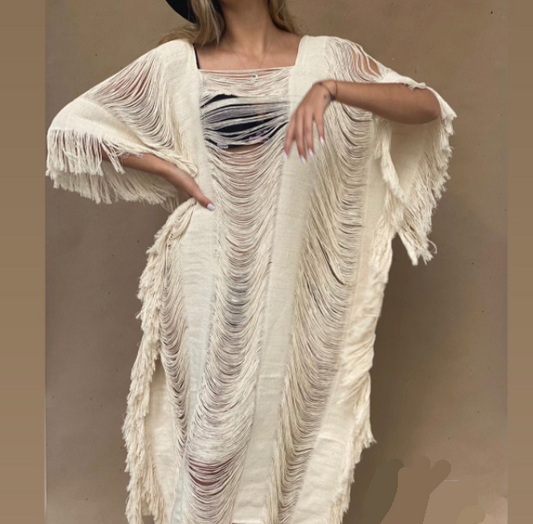 ALLE BOHO "CAPRI", Beachwear Swim Cover-Up, Maxi Dress - ALLE Handbags
