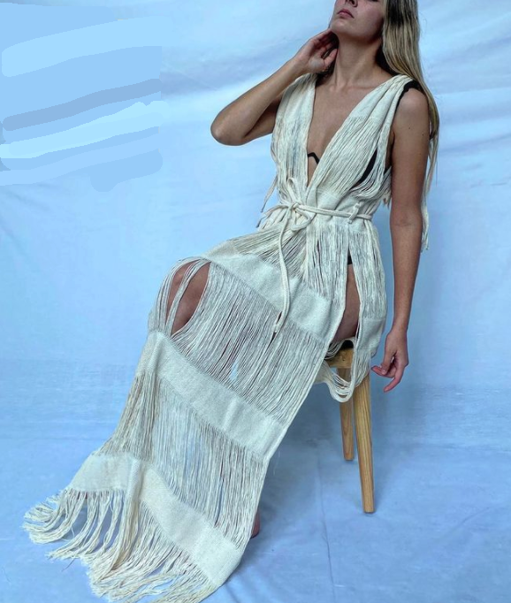 ALLE BOHO "CABO", Swim Cover-up & Beachwear Midi Dress - ALLE Handbags