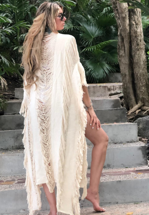 ALLE BOHO "ZANZIBAR", Beachwear Maxi Dress, Swim Cover Up & Kaftan - ALLE Handbags