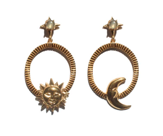 ALLE Sol y Luna Hoops Earrings by Mani Maalai - ALLE Handbags