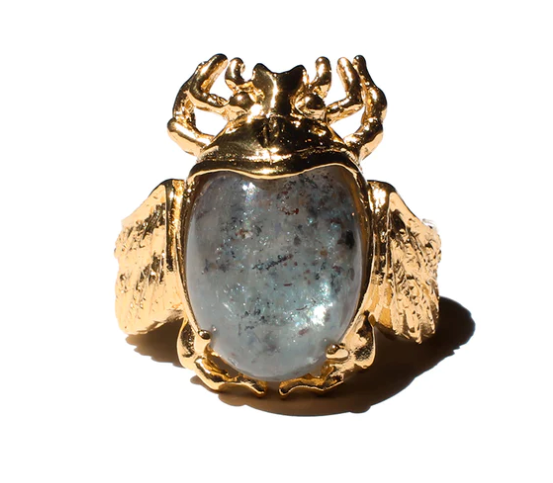 ALLE Egyptian Beetle Ring by Mani Maalai - ALLE Handbags