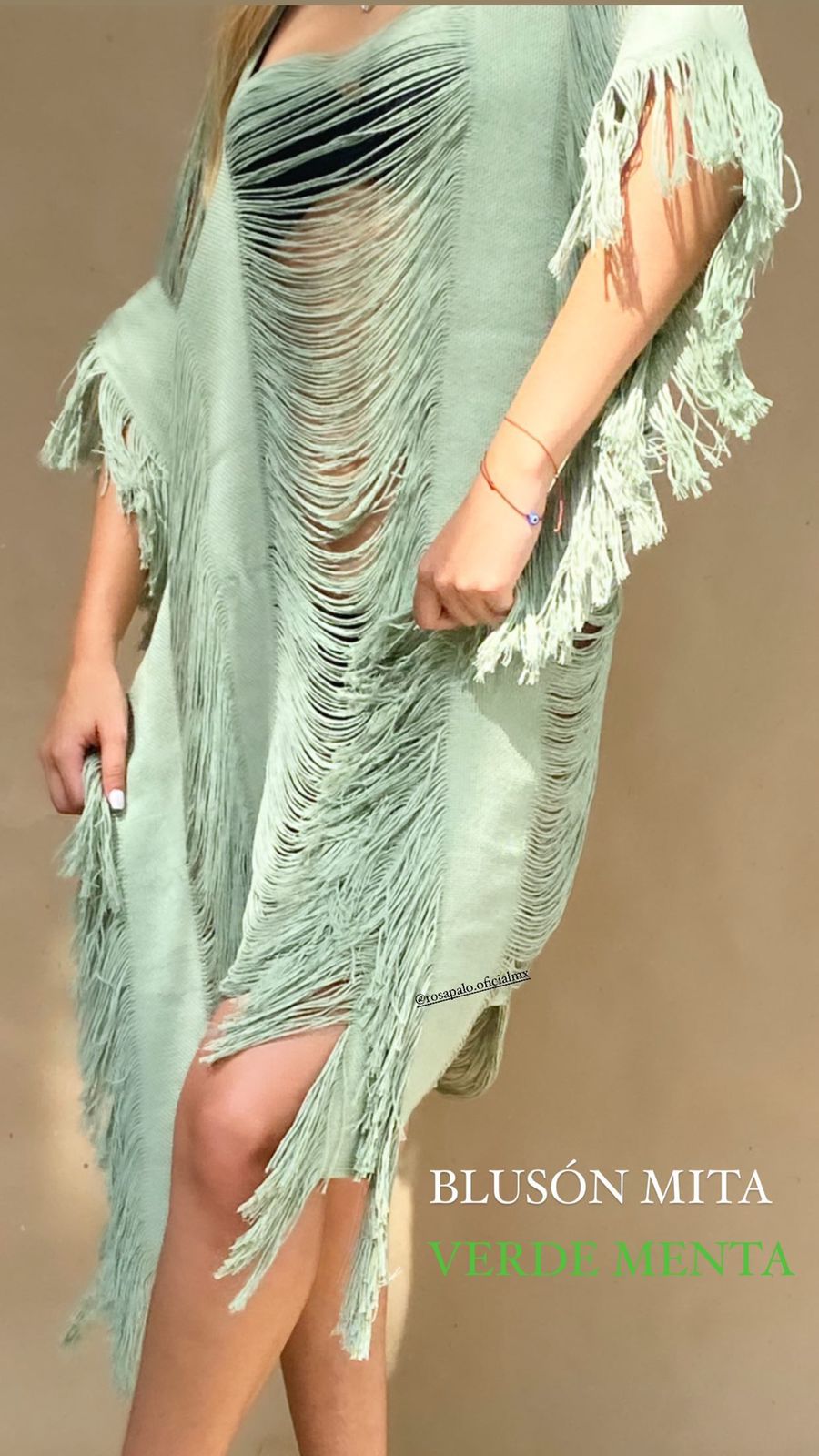 ALLE BOHO "LILY", Beachwear Mini Dress & Swim Cover-Up - ALLE Handbags