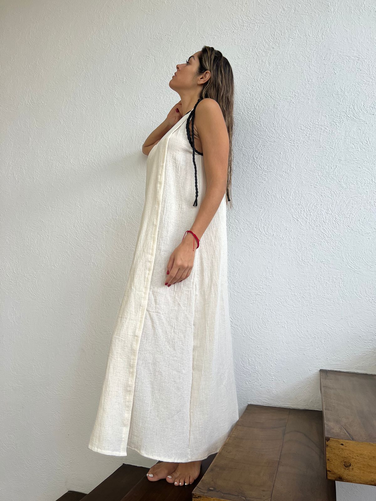 Handmade Boho Maxi Beach Dress "GRECIA", by ALLE BOHO - ALLE Handbags
