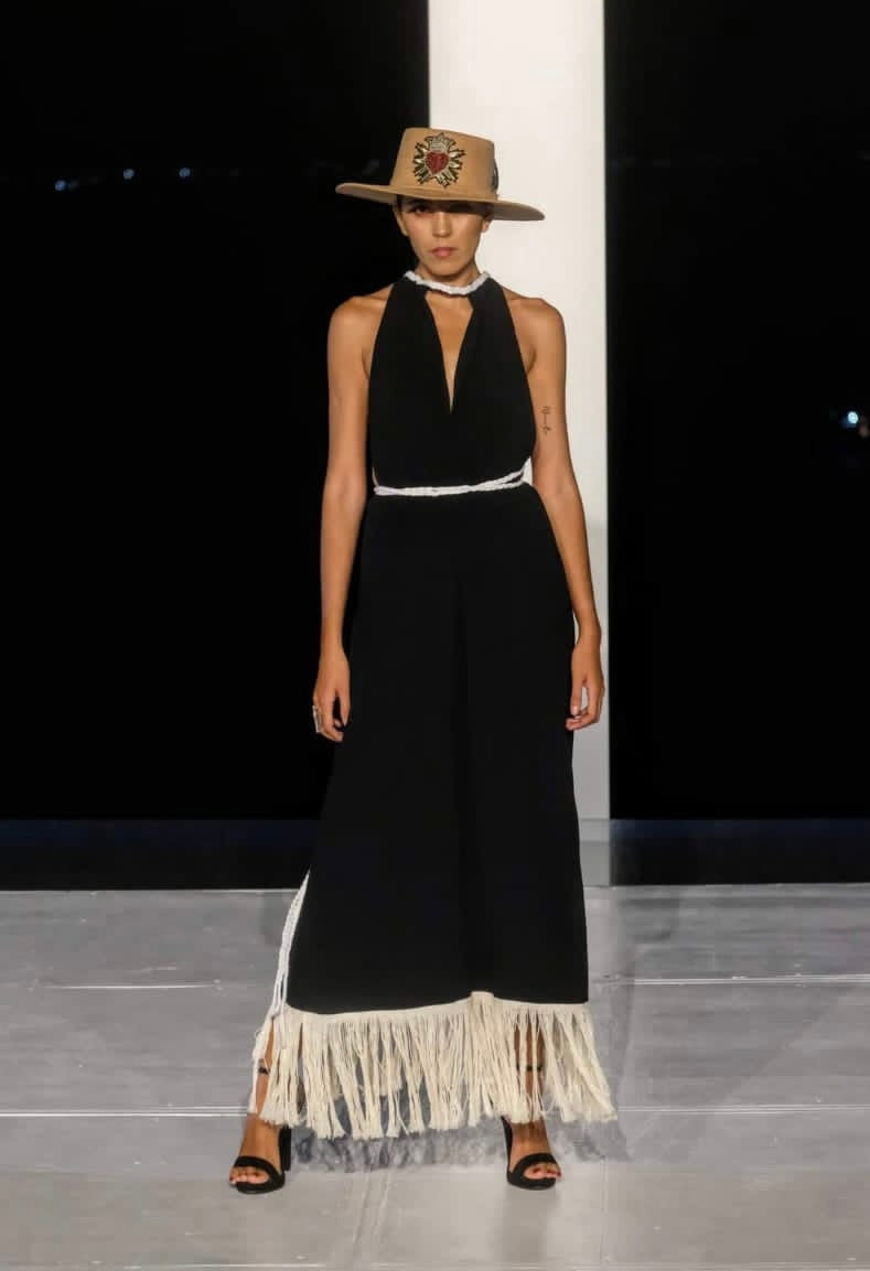 Handmade Boho Maxi Beach Dress "NAOMI", by ALLE BOHO - ALLE Handbags