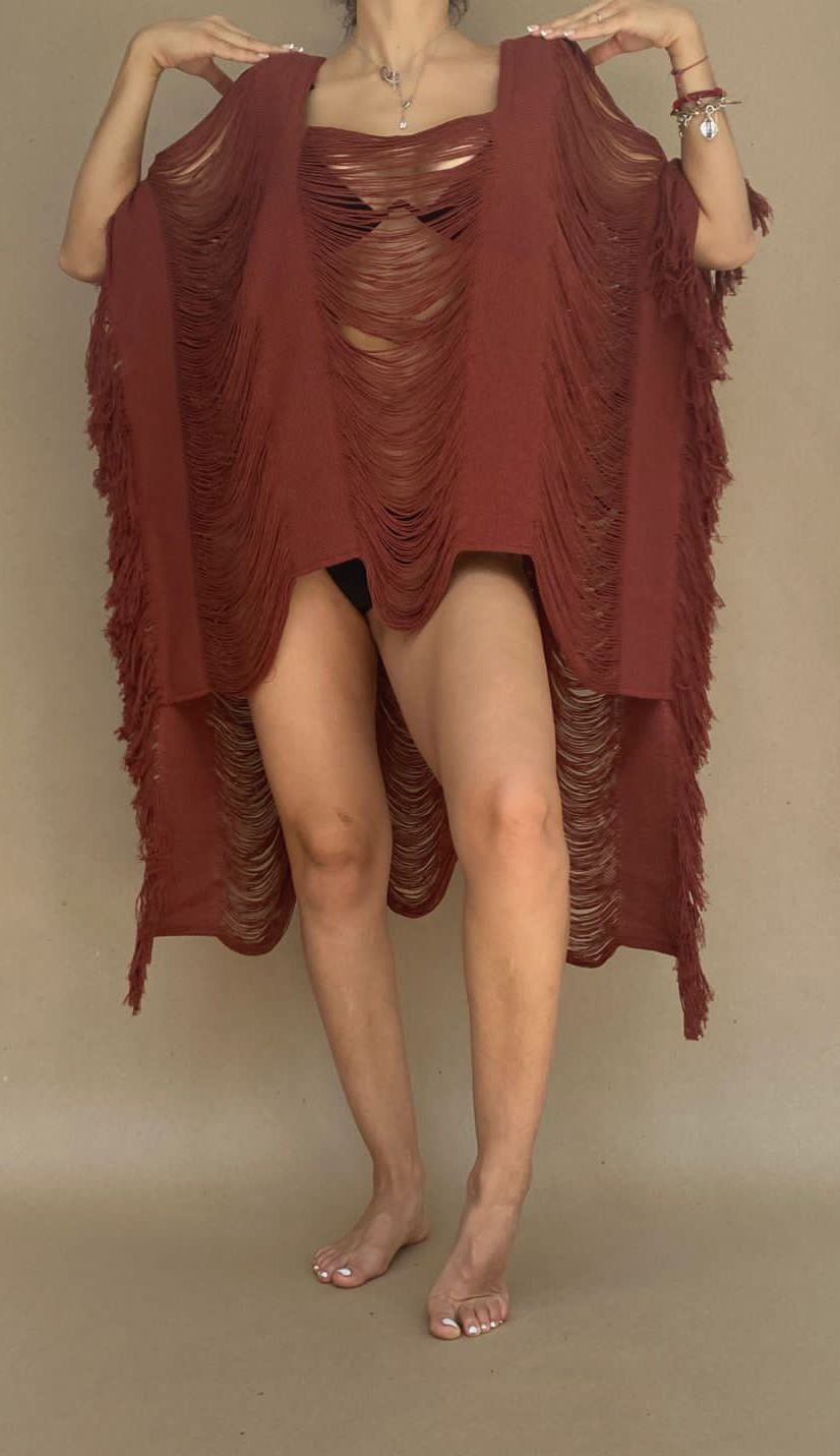 ALLE BOHO "ARUBA", Beachwear Midi Dress, Bikini Cover-Up - ALLE Handbags