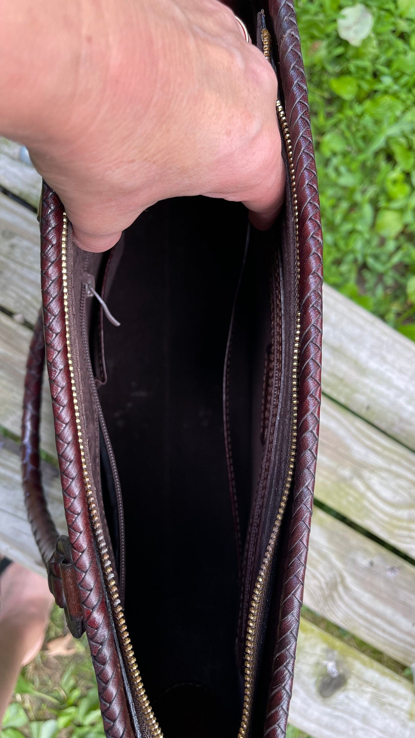 Hand Tooled Leather Large Tote, "MARCUS" by ALLE - ALLE Handbags