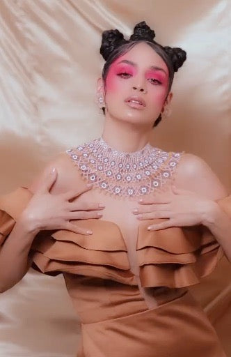 Handmade Beaded Tribal Necklace & Earrings Set "AIRE" - Limited Edition - ALLE Handbags