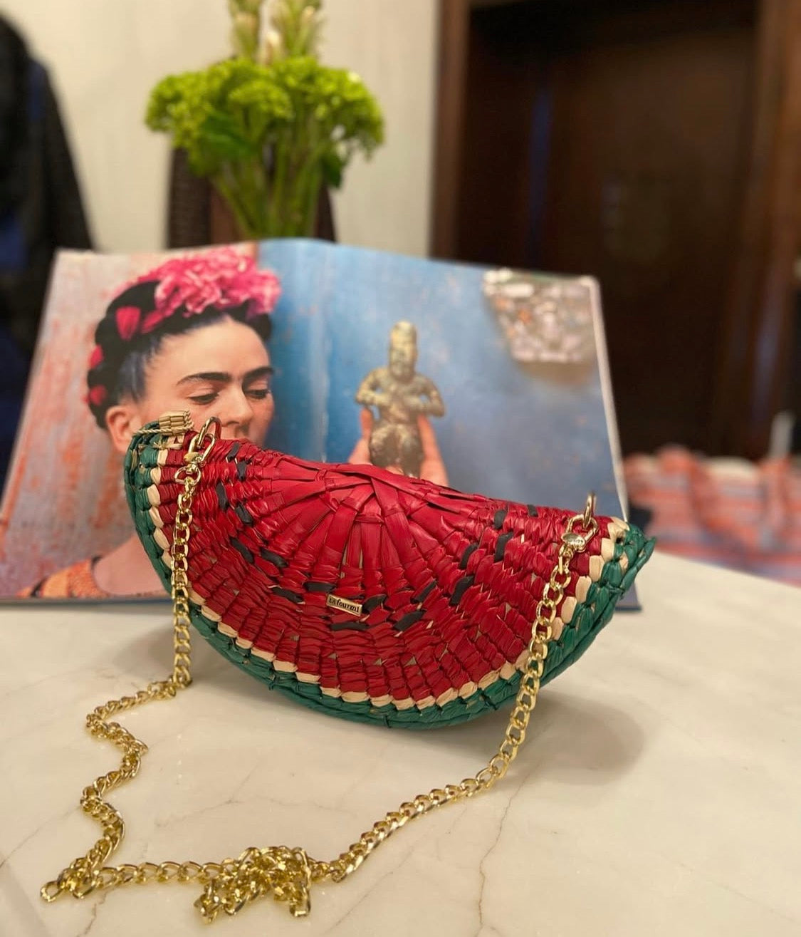 Handwoven Watermelon Bag - Limited Edition