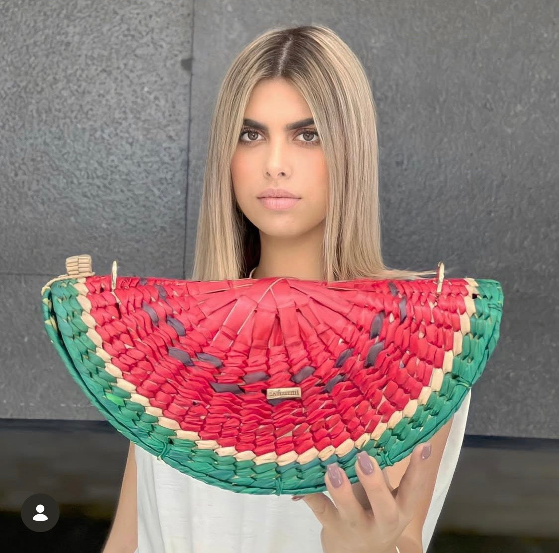 Handwoven Watermelon Bag - Limited Edition