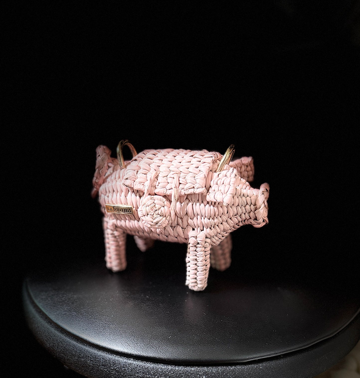 Handwoven MINI Piggy Beach Bag - Limited Edition - ALLE Handbags