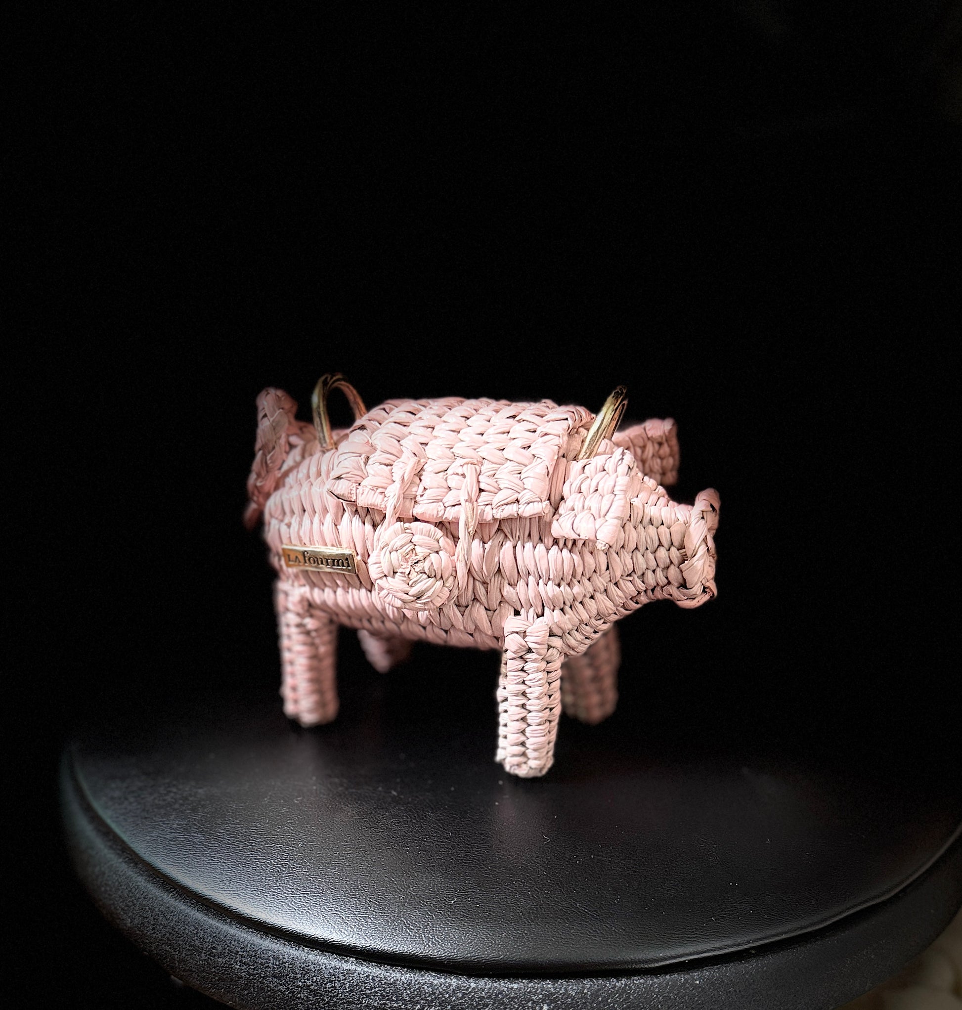 Handwoven MINI Piggy Beach Bag - Limited Edition - ALLE Handbags