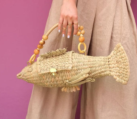 Handwoven Fish Bag - Limited Edition - ALLE Handbags