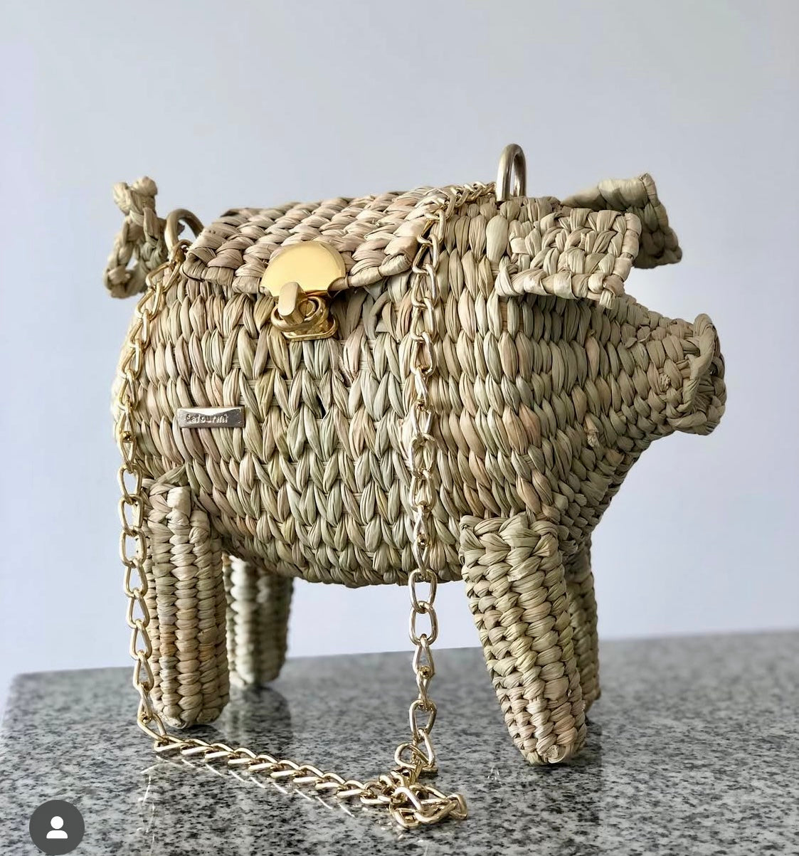Handwoven Piggy Bag - Limited Edition