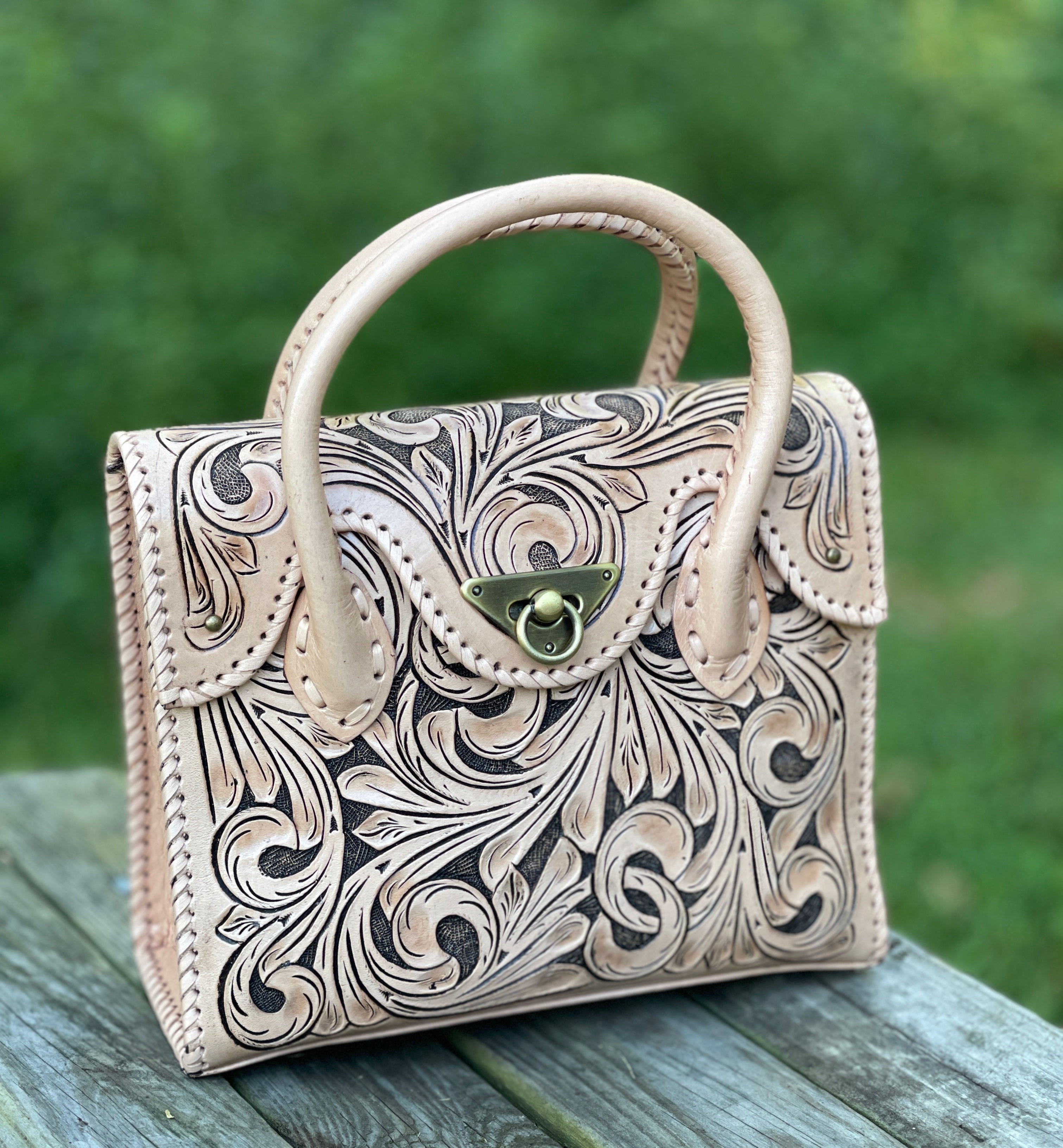 Fine Hand-Tooled Leather Handbags | Handmade Beachwear & Jewelry