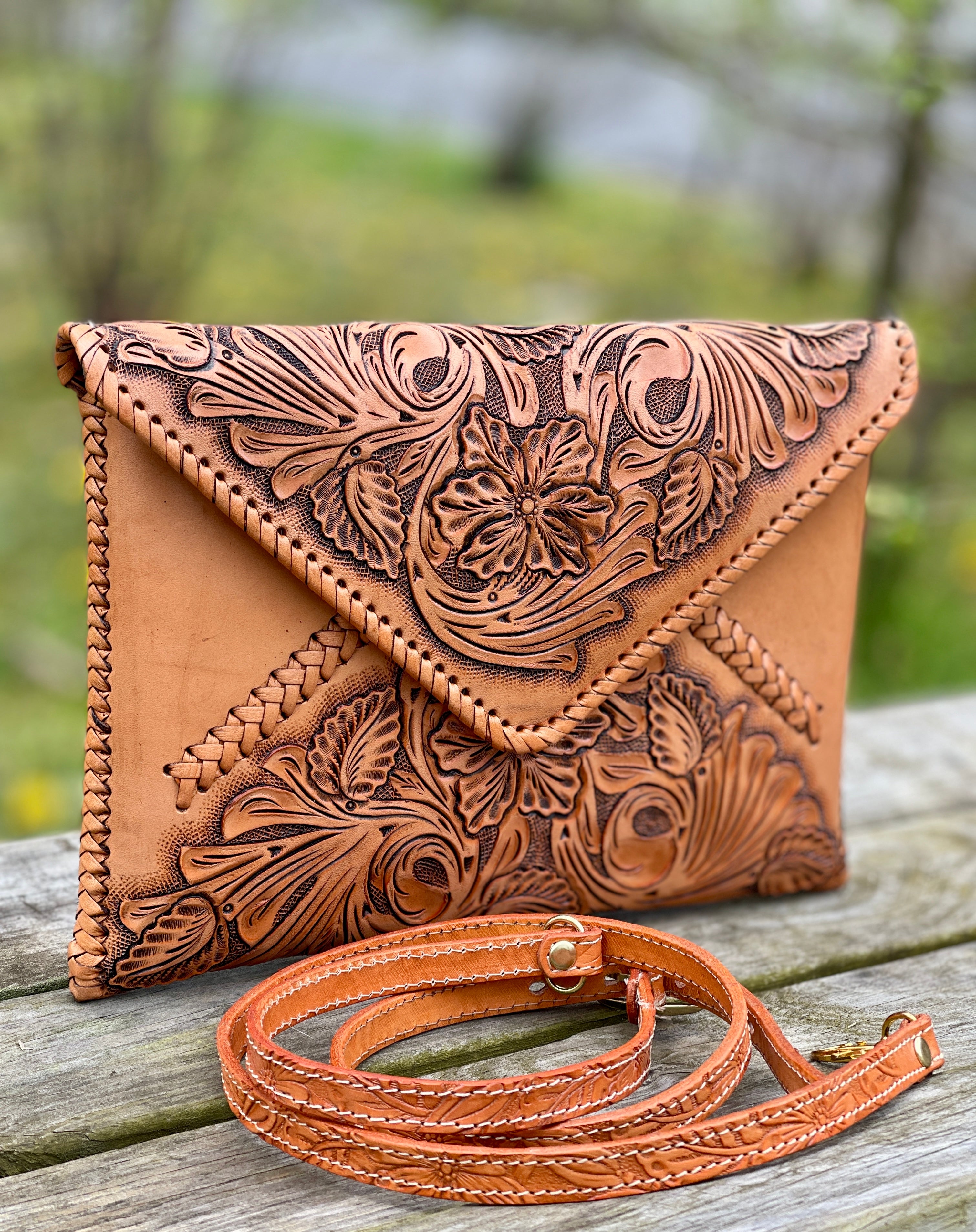 Nice leather purses online