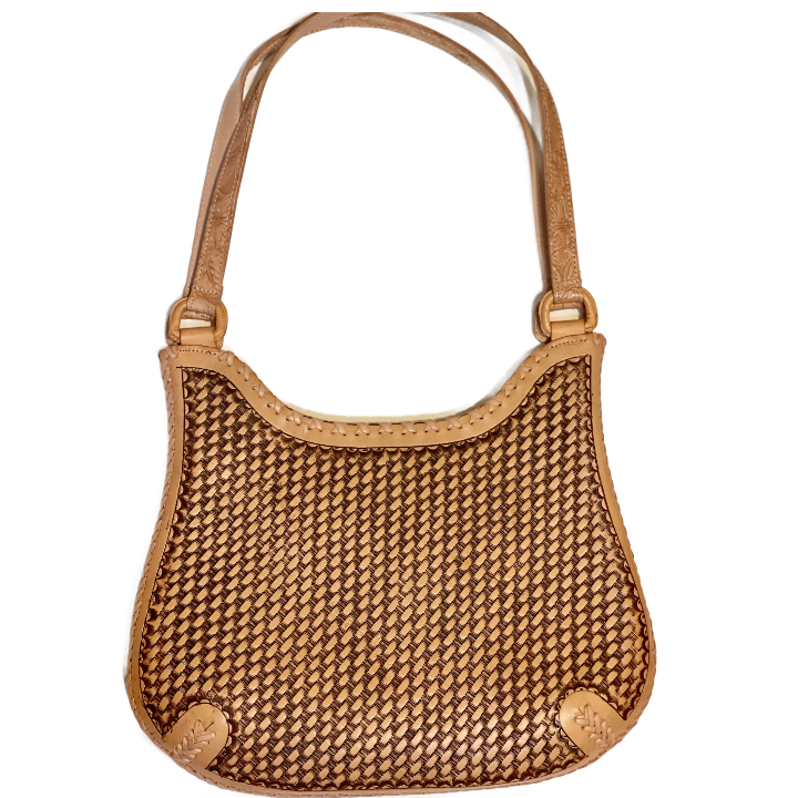 Hand Tooled Leather Shoulder Bag, "MIROSLAVA" by ALLE - ALLE Handbags