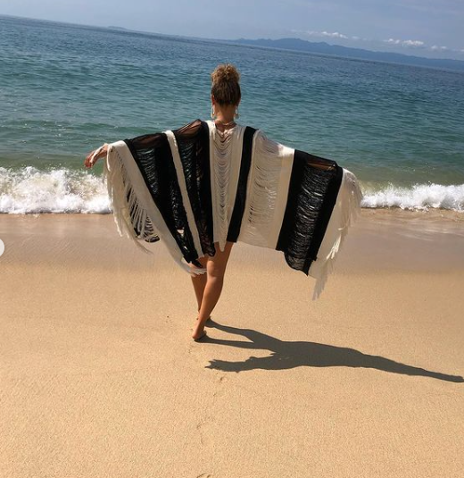 Women's ALLE BOHO "NI" Swim Cover Up, Cape, Beach Poncho, Shawl, Organic Clothing - ALLE Handbags
