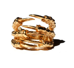 ALLE Double Claw Ring by Mani Maalai - ALLE Handbags