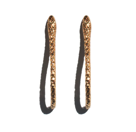ALLE Snake Hoops Earrings by Mani Maalai - ALLE Handbags