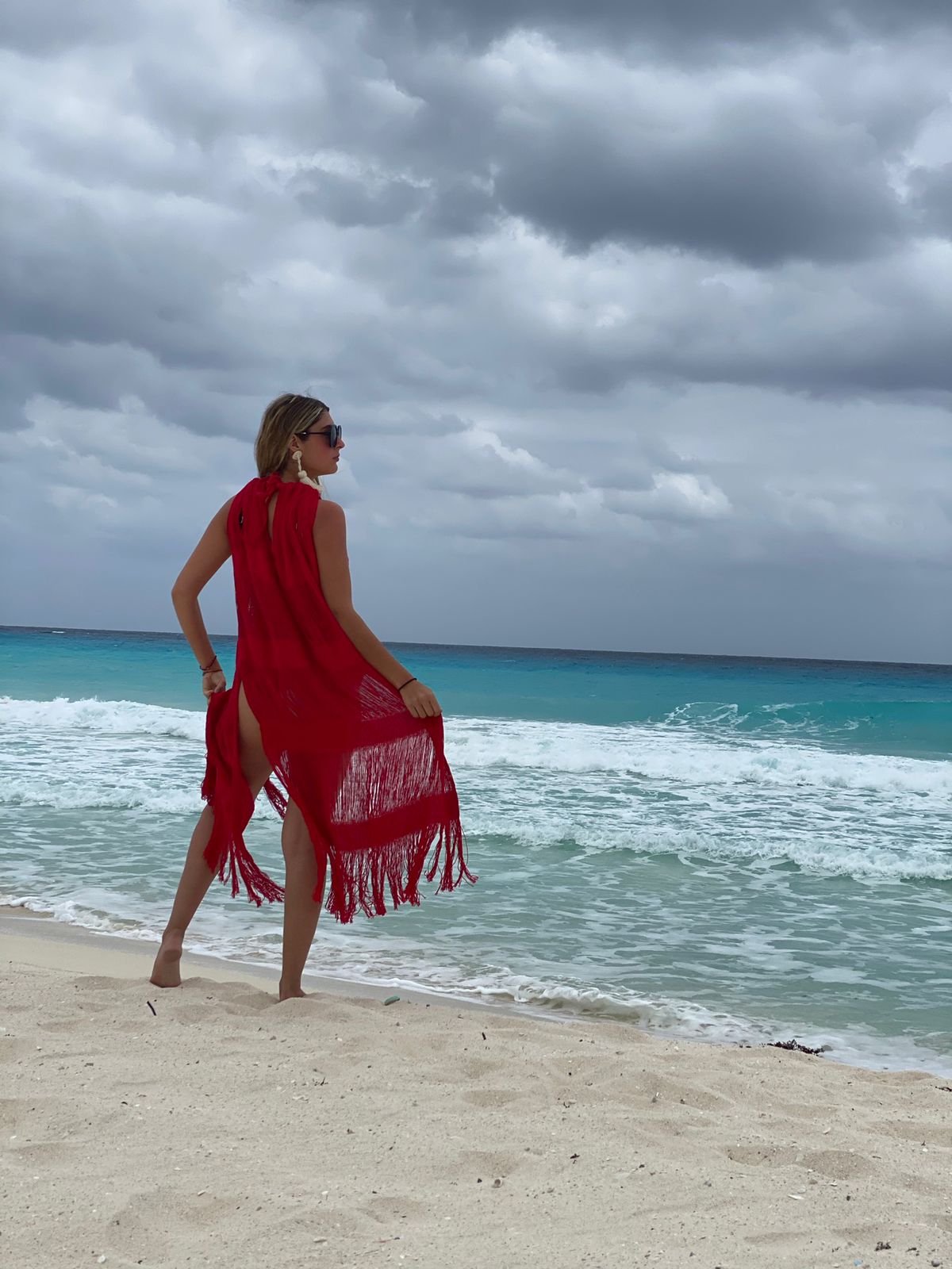 ALLE BOHO "LULA", Swim Cover-up & Beachwear Maxi Dress - ALLE Handbags